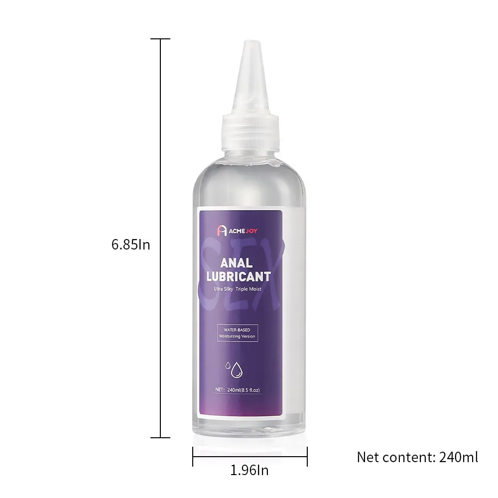 ACMEJOY 240ml Ultra-thick Triple Moist Water-based Anal Lubricant