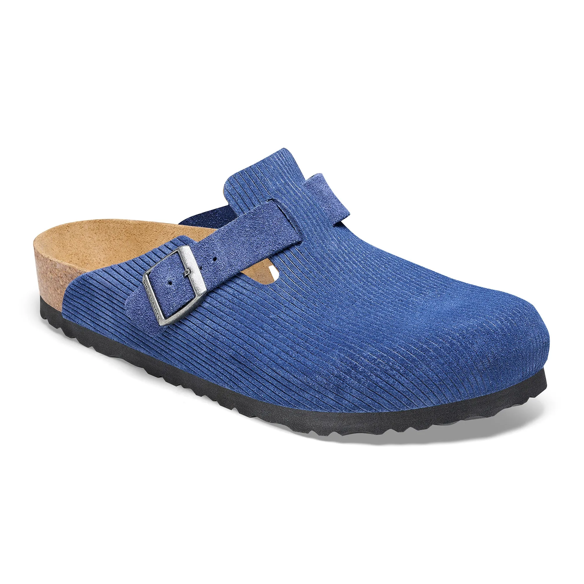 BIRKENSTOCK BOSTON SUEDE CORDUROY - INDIGO