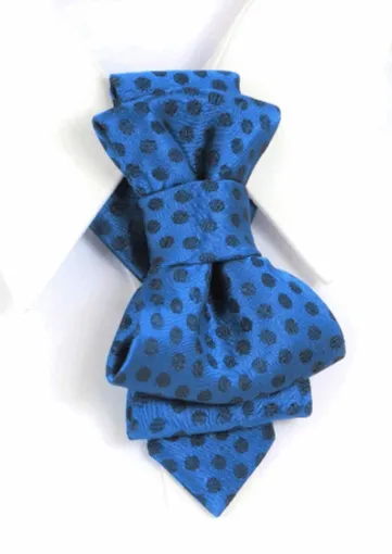 BOW TIE "BLUE CHAMPAGNE" FOR WOMEN