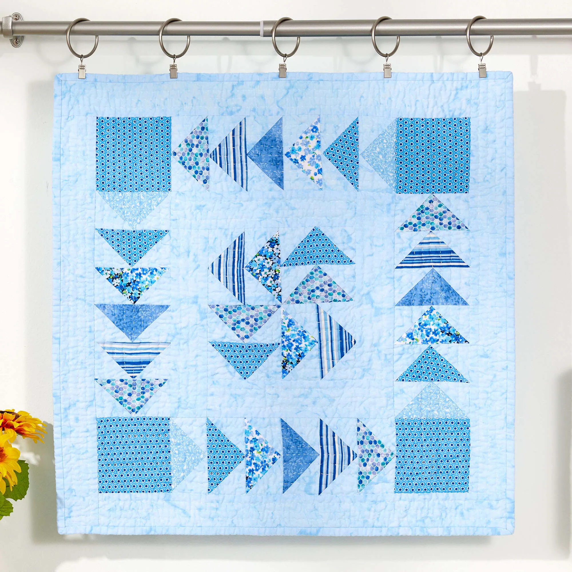 Coats & Clark Sewing Blue Geese Quilt