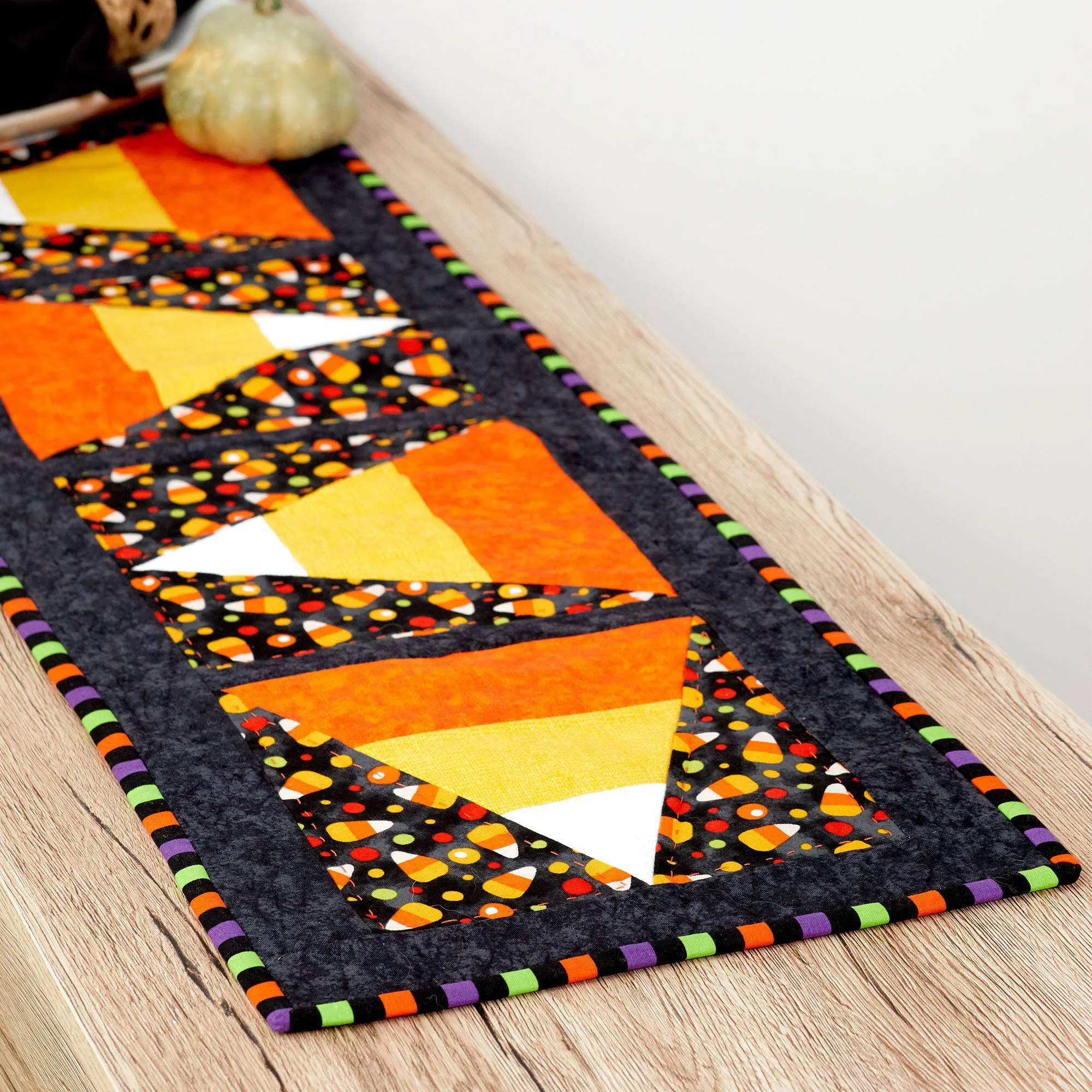 Coats & Clark Sewing Candy Corn Table Runner