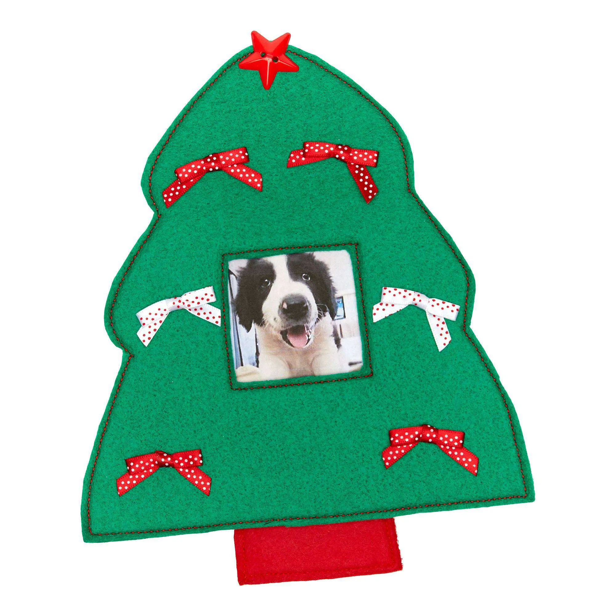 Coats & Clark Sewing Christmas Tree Photo Frame