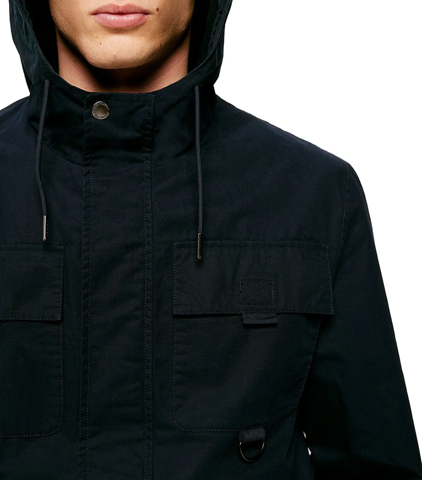 Cotton Parka Navy