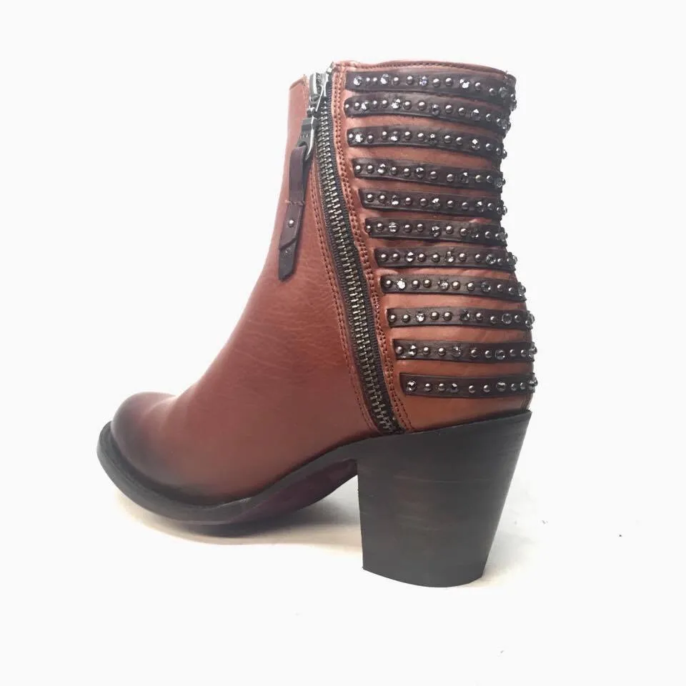 Denver Boots Lady Gabriel Tan Ankle Boots