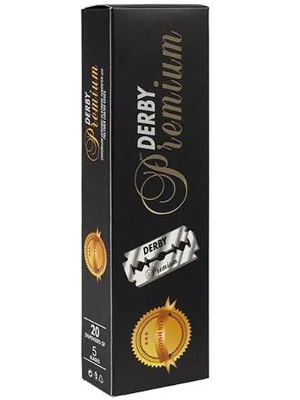 Derby Premium Blades 20x5 Pack Double Sided Blades