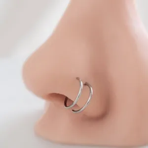 Double Nose Hoop