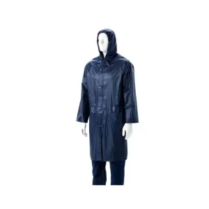 DROMEX  RUBBERIZED RAINCOAT COLOUR- NAVY SIZE L