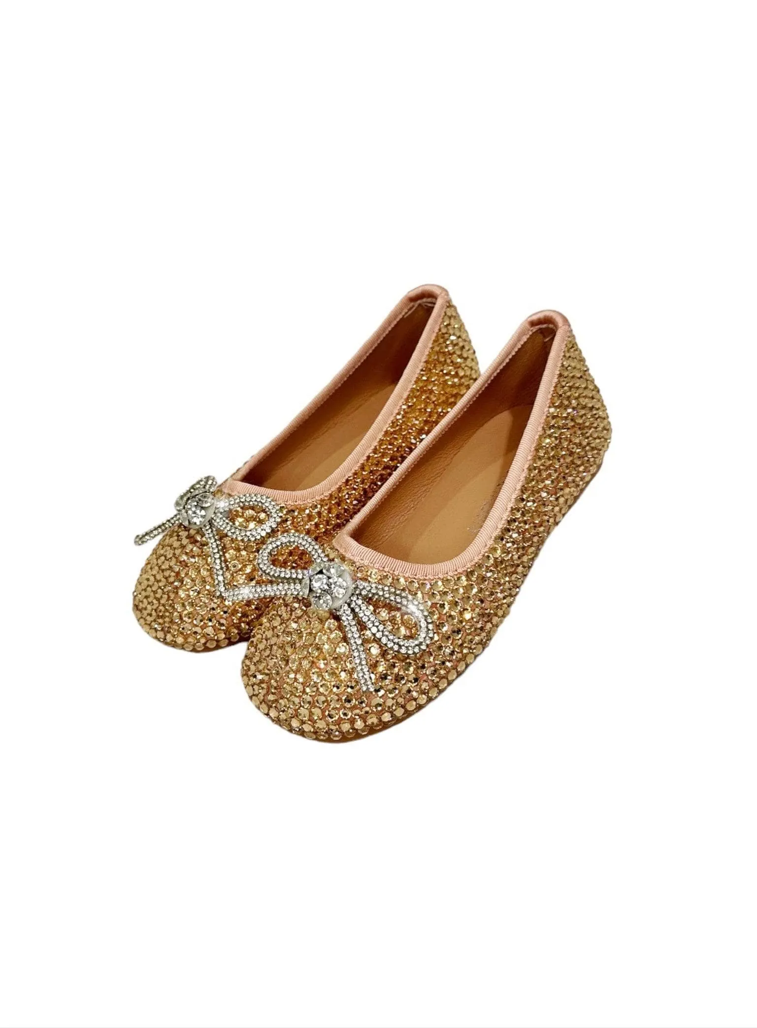 Gold Sparkle Ballet Flat