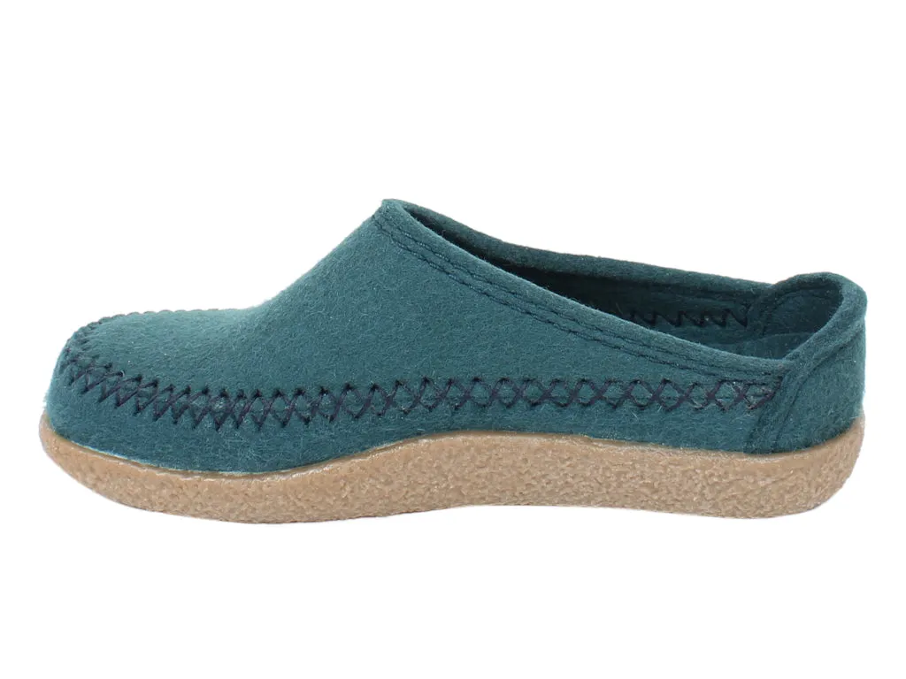 Teal Blizzard Credo Haflinger Clogs - Optimized Title