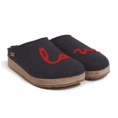 Haflinger Lovely Clog (Women) - Navy