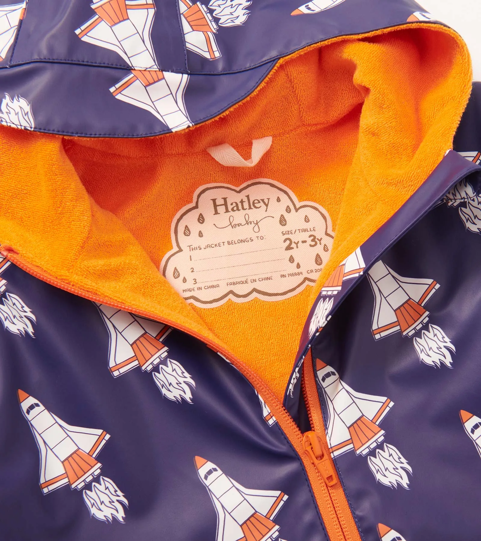 Hatley Space Shuttle all in one rain cover