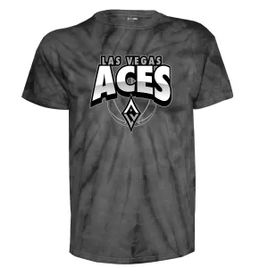 Las Vegas Aces Men's Basketball Big Logo Tye Dye T-Shirt