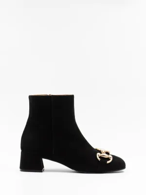 Liv ankle boots in black suede