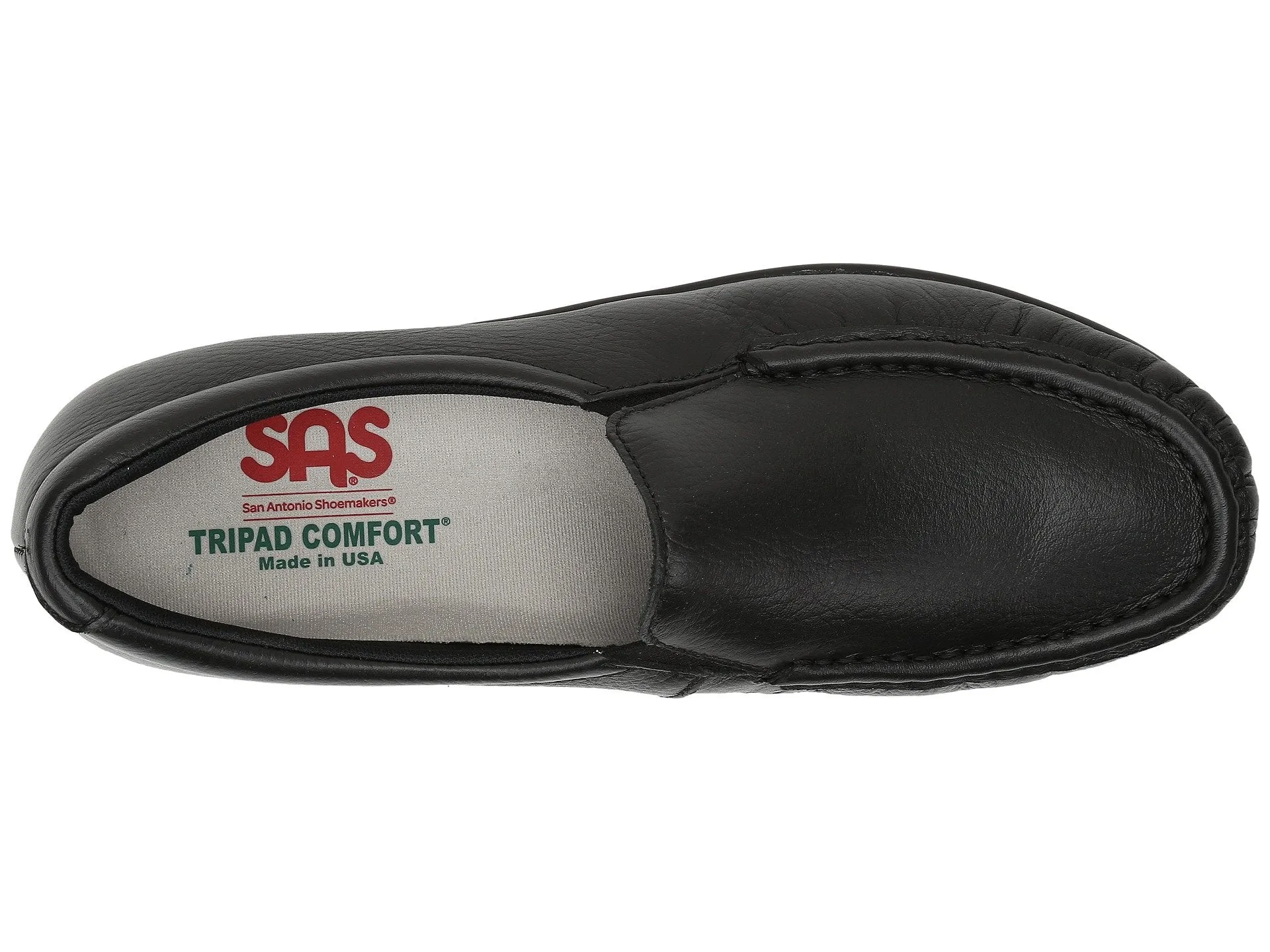 Loafers SAS Twin, black