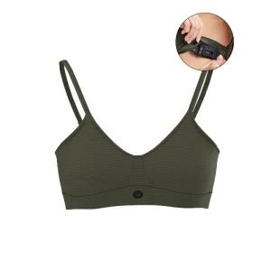 Lounge Bralette - Forest | Smart Apparel