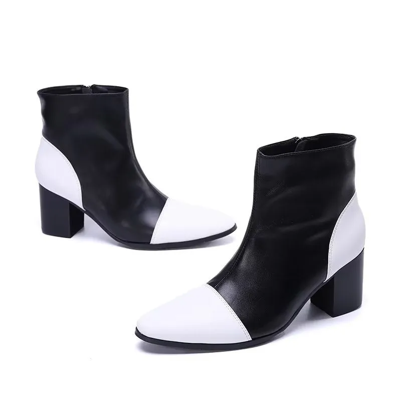 LuxLeather Chic Ankle Boots