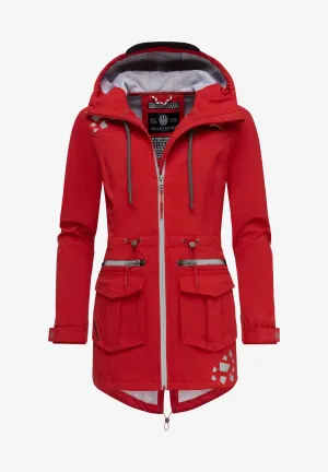 Marikoo raincoat, red