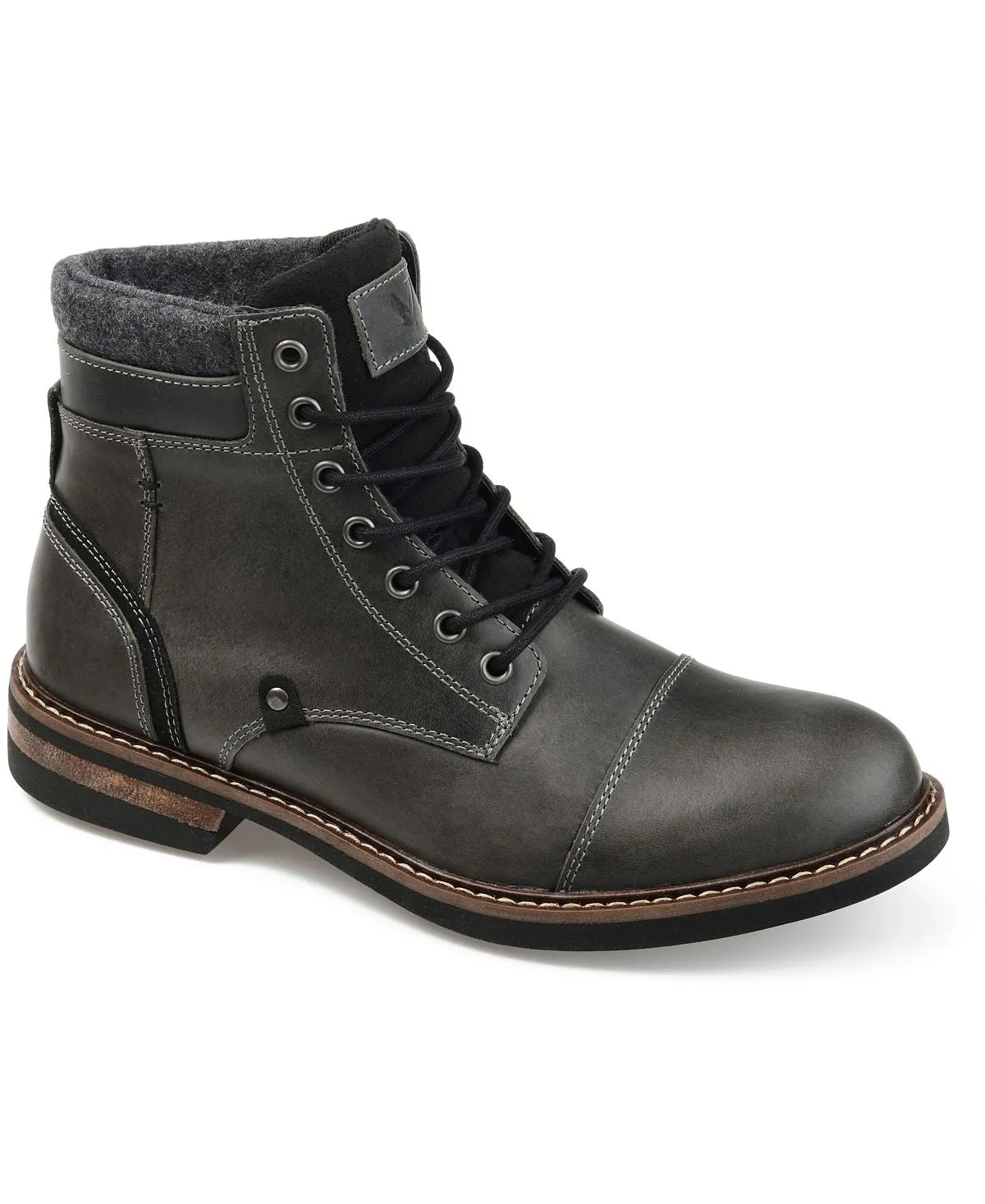 Men's ankle boots yukon cap toe Territory, gray