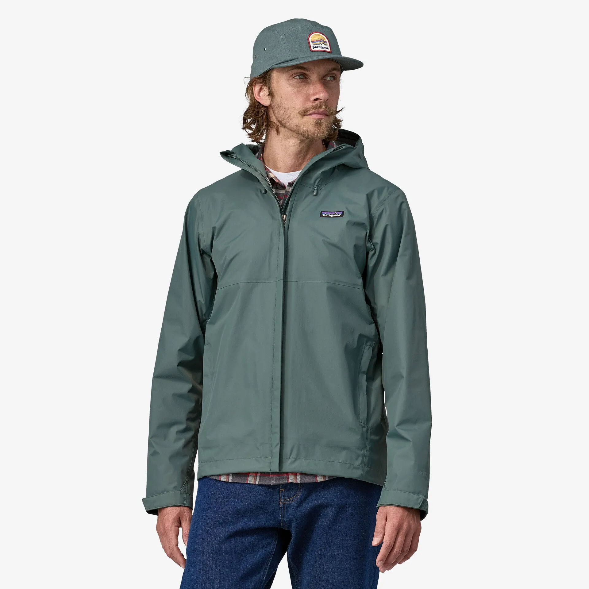 Men's rain jacket Torrentshell 3L Patagonia, nouveau green