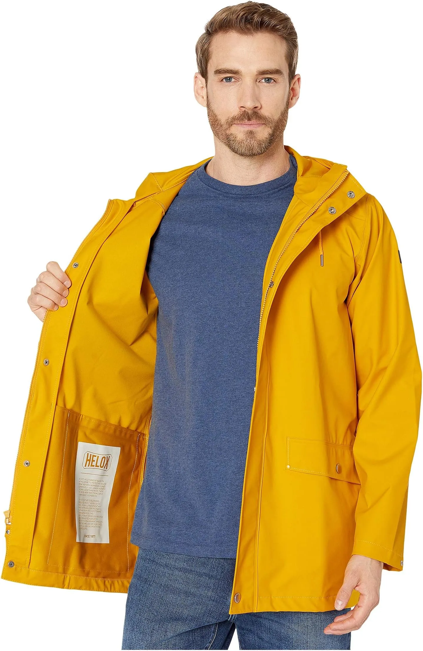 Moss Helly Hansen raincoat, yellow