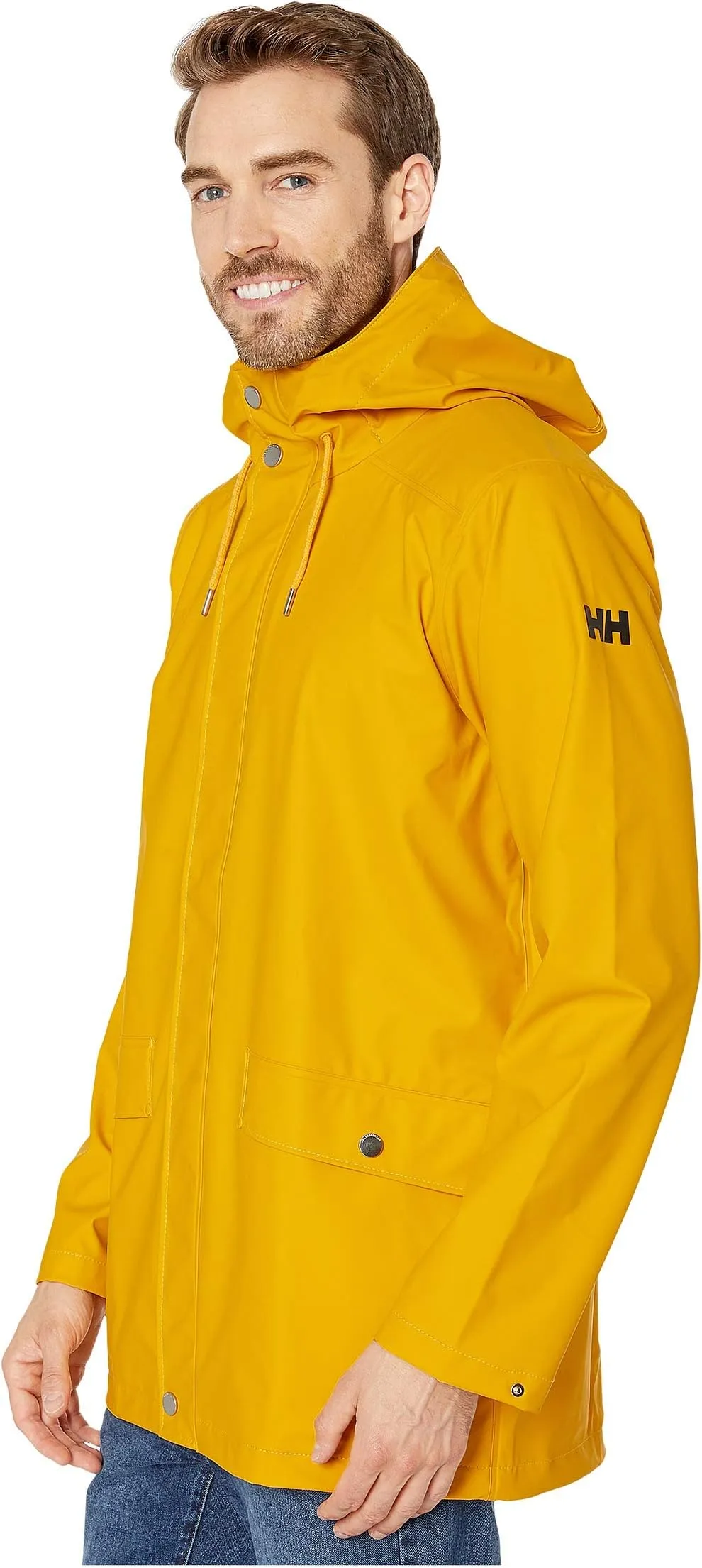 Moss Helly Hansen raincoat, yellow