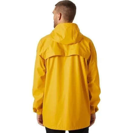 Moss raincoat for men by Helly Hansen, Essential Yellow