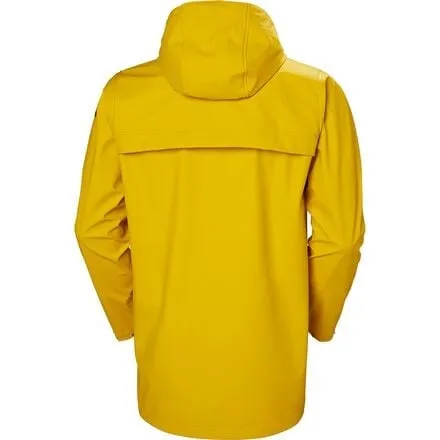 Moss raincoat for men by Helly Hansen, Essential Yellow