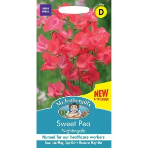 Mr Fothergill's Sweet Pea Nightingale Flower Seeds