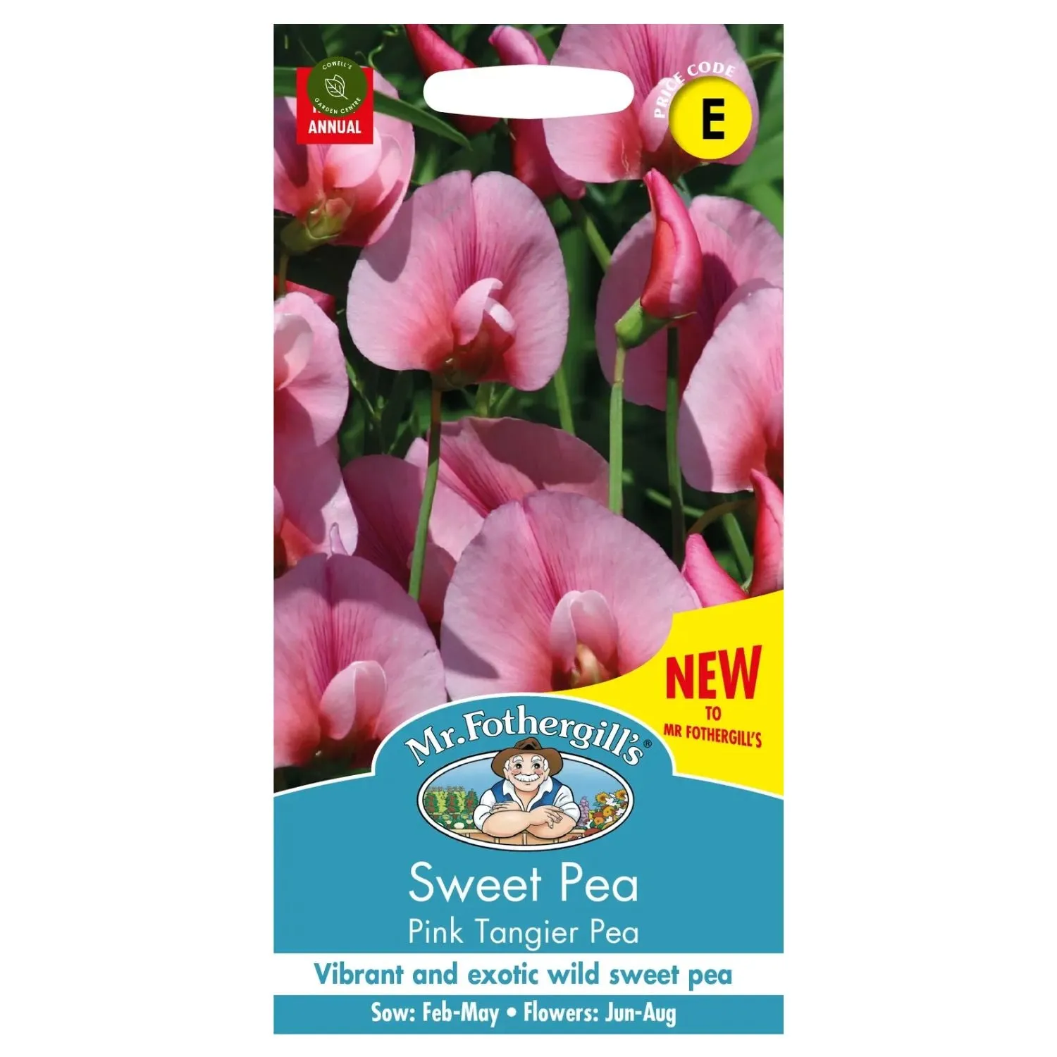 Mr. Fothergill's Sweet Pea Pink Tangier Pea