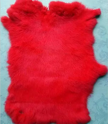 Natural Tanned Leather Fur Hide (10" by 12" Pelt with Sewing Quality Leather)