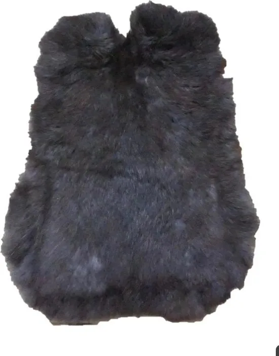 Natural Tanned Leather Fur Hide (10" by 12" Pelt with Sewing Quality Leather)