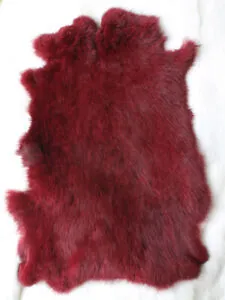 Natural Tanned Leather Fur Hide (10" by 12" Pelt with Sewing Quality Leather)