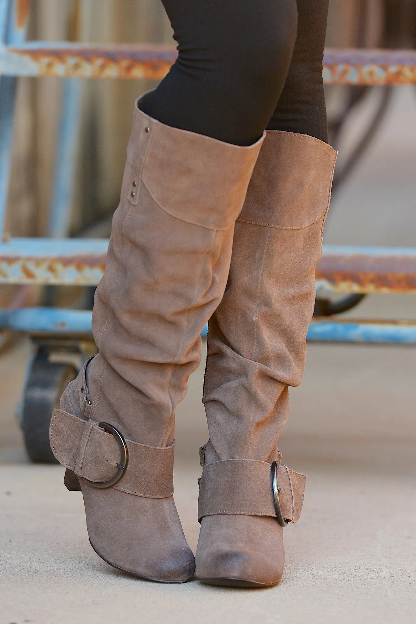 NAUGHTY MONKEY Jolt Boots - Taupe