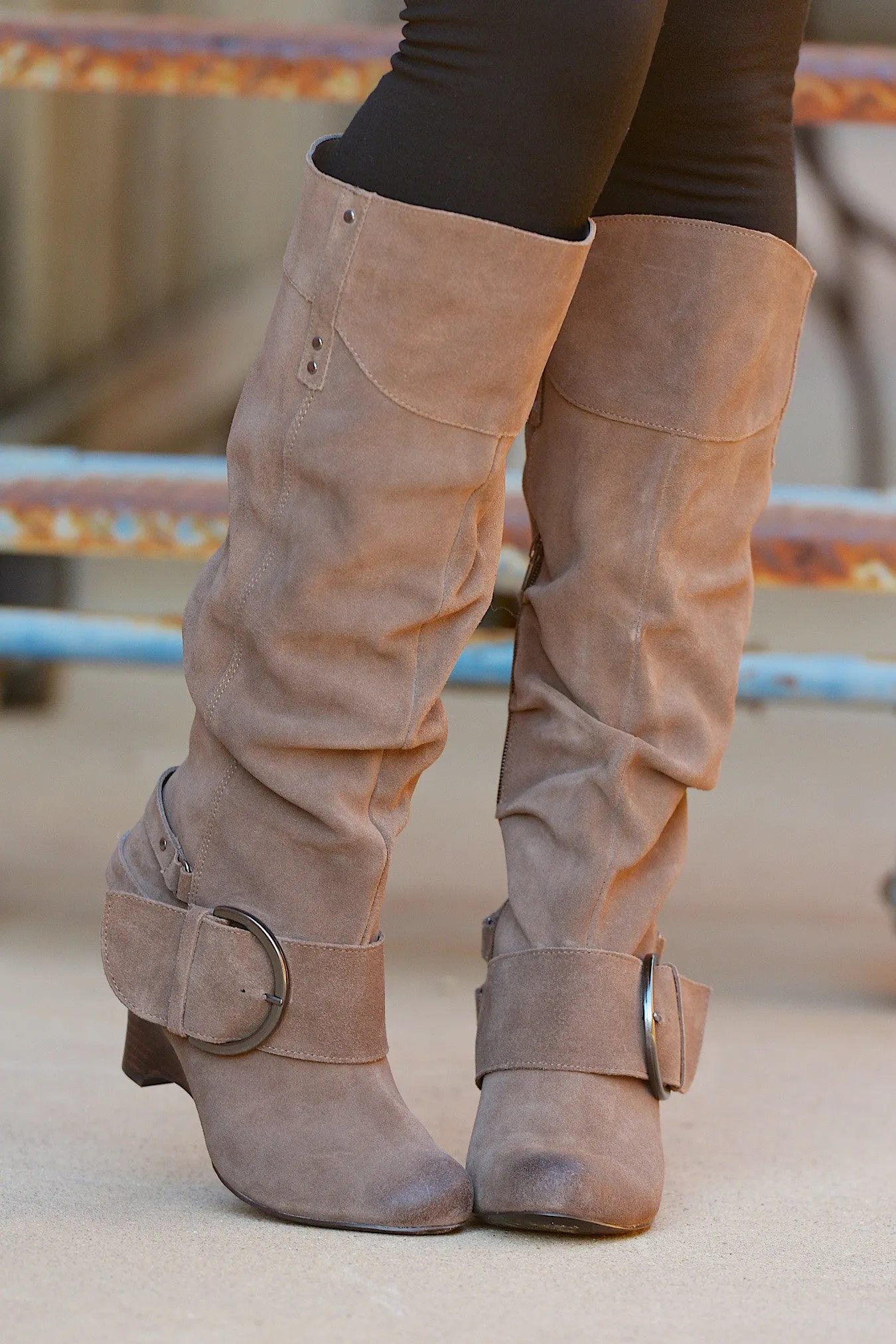 NAUGHTY MONKEY Jolt Boots - Taupe