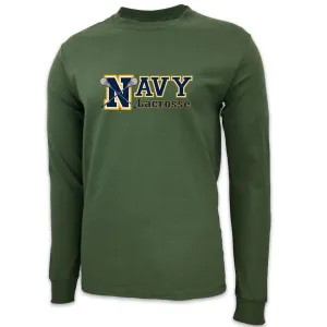 Navy Lacrosse Sport Long Sleeve T