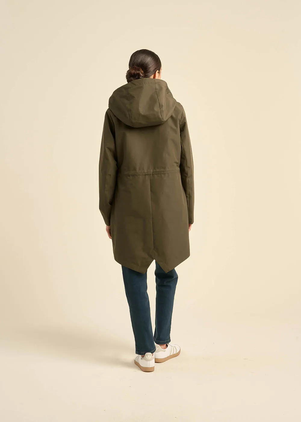 Parka longue déperlante