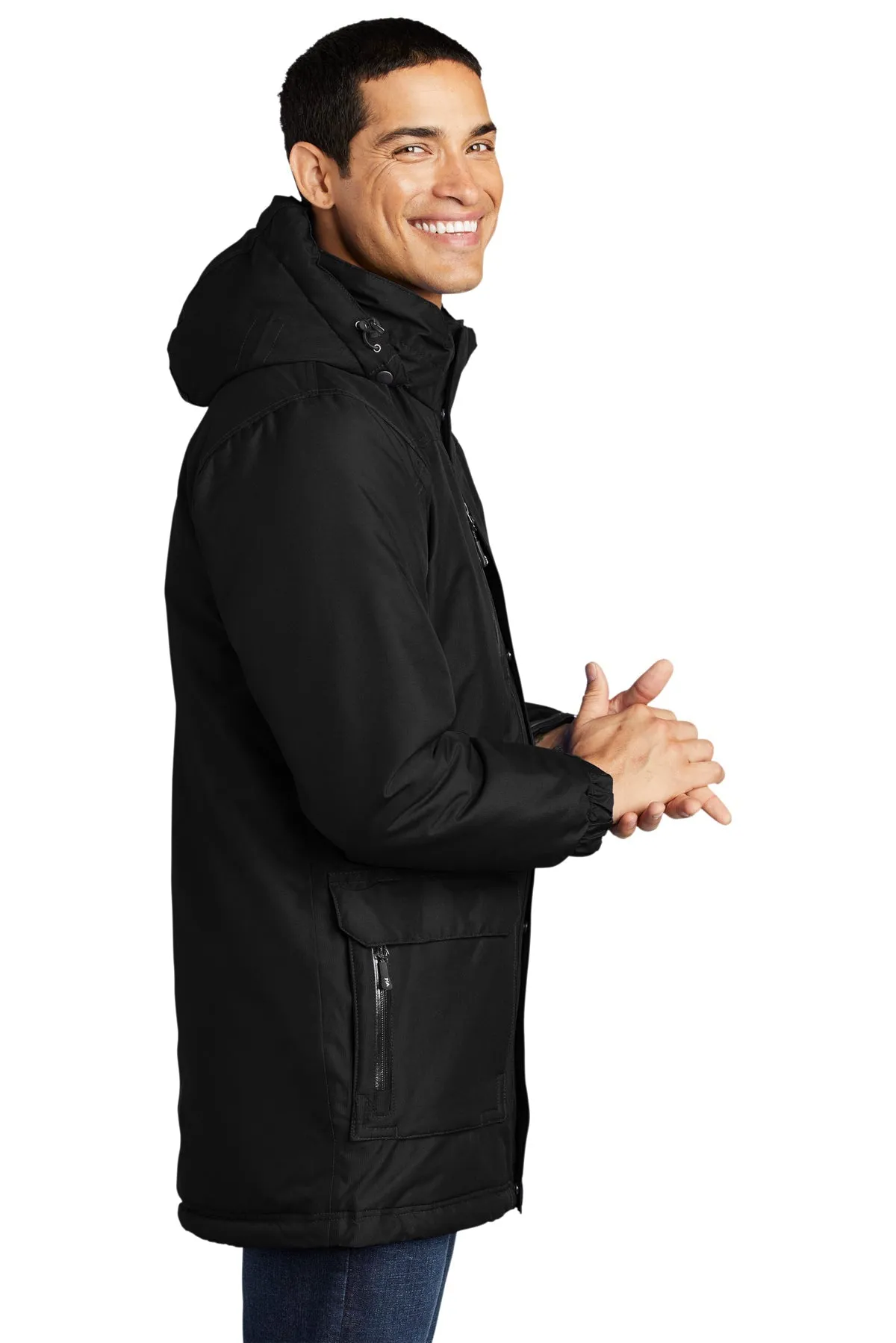 Port Authority Heavyweight Custom Parkas, Black