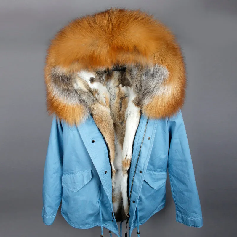 Real Fur Warm Thick Parkas (Collection of 18)