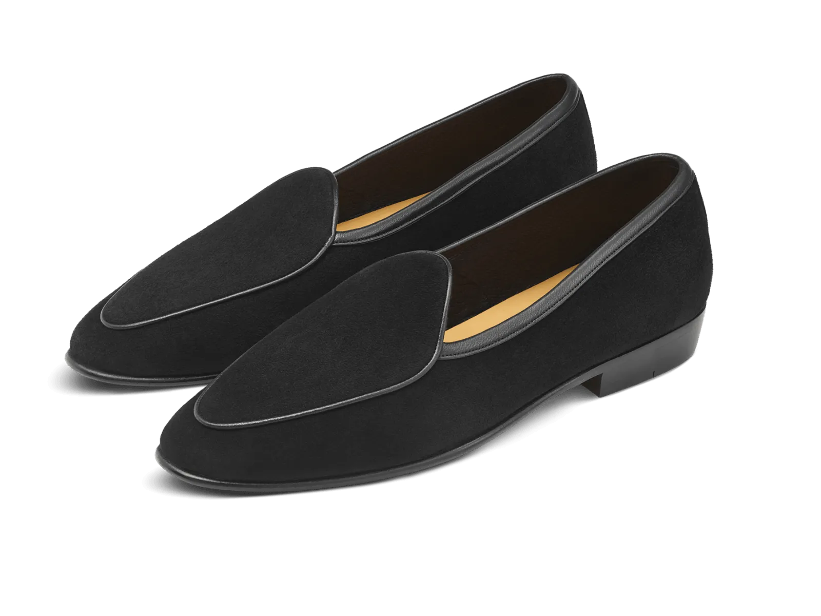 Sagan Classic Loafers in Obsidian Black Asteria Suede