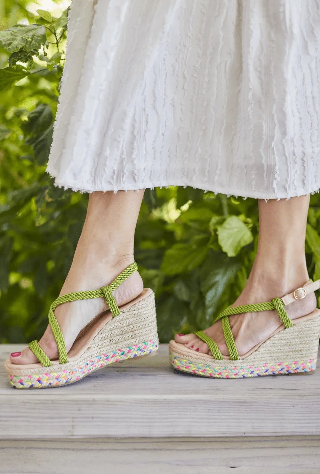 SAMPLE - Rope Espadrilles - Lime