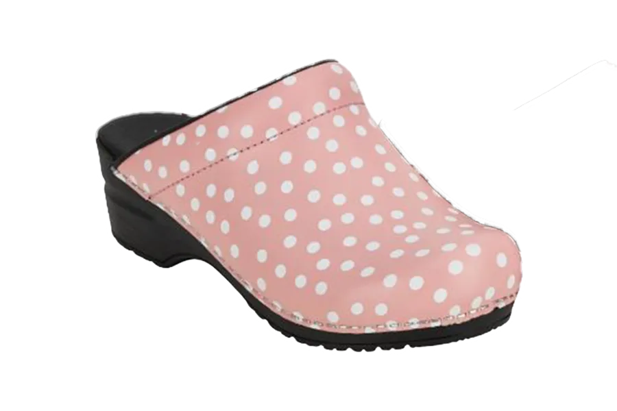 Sanita San Flex comfort clogs - Rose dots