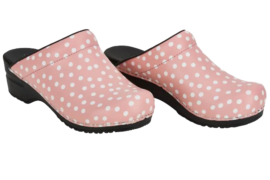 Sanita San Flex comfort clogs - Rose dots