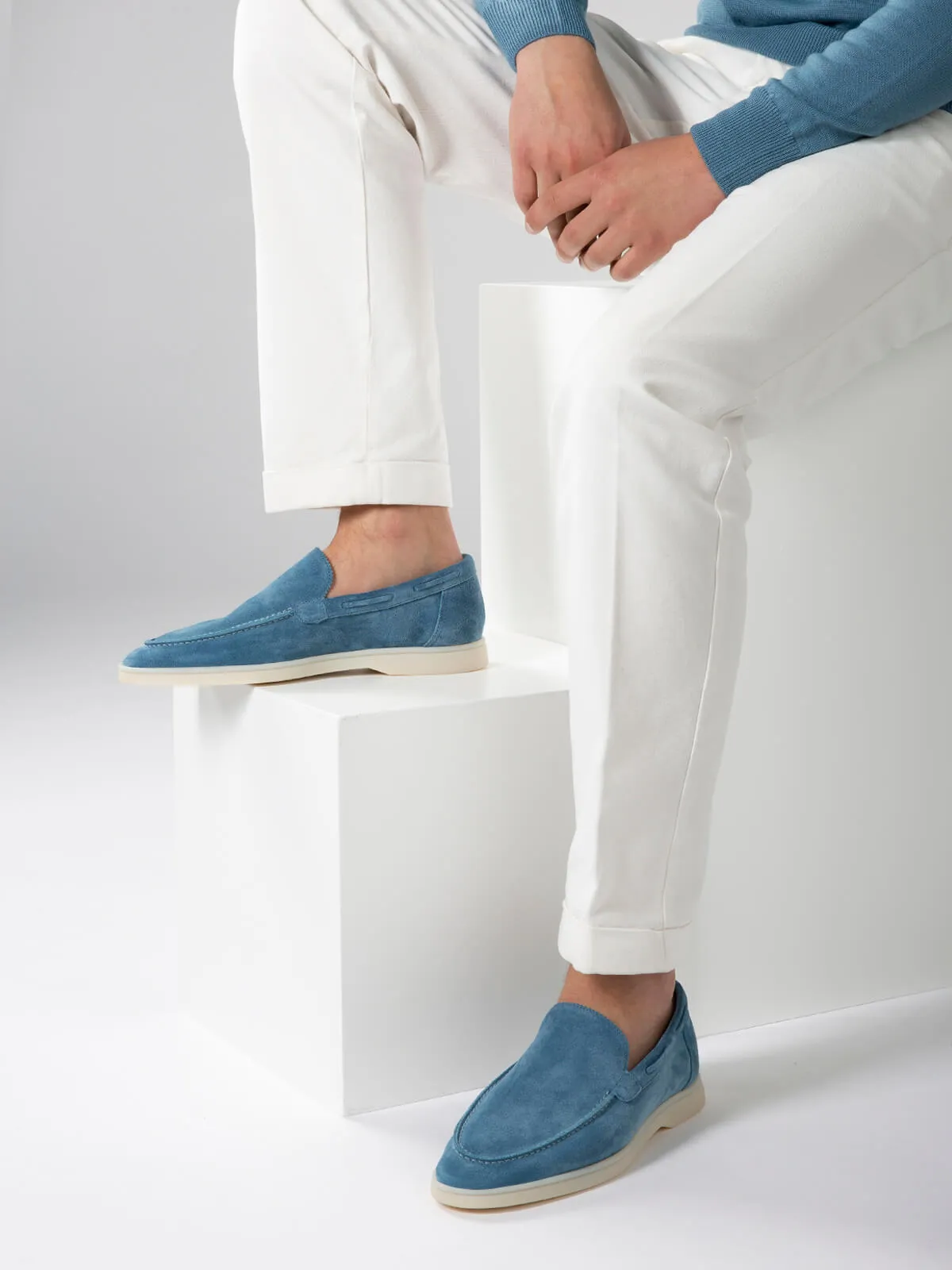 Sapphire Blue Yacht Loafers