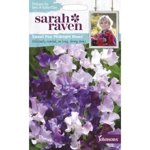 Sarah Raven Sweet Pea 'Midnight Blues' Seeds