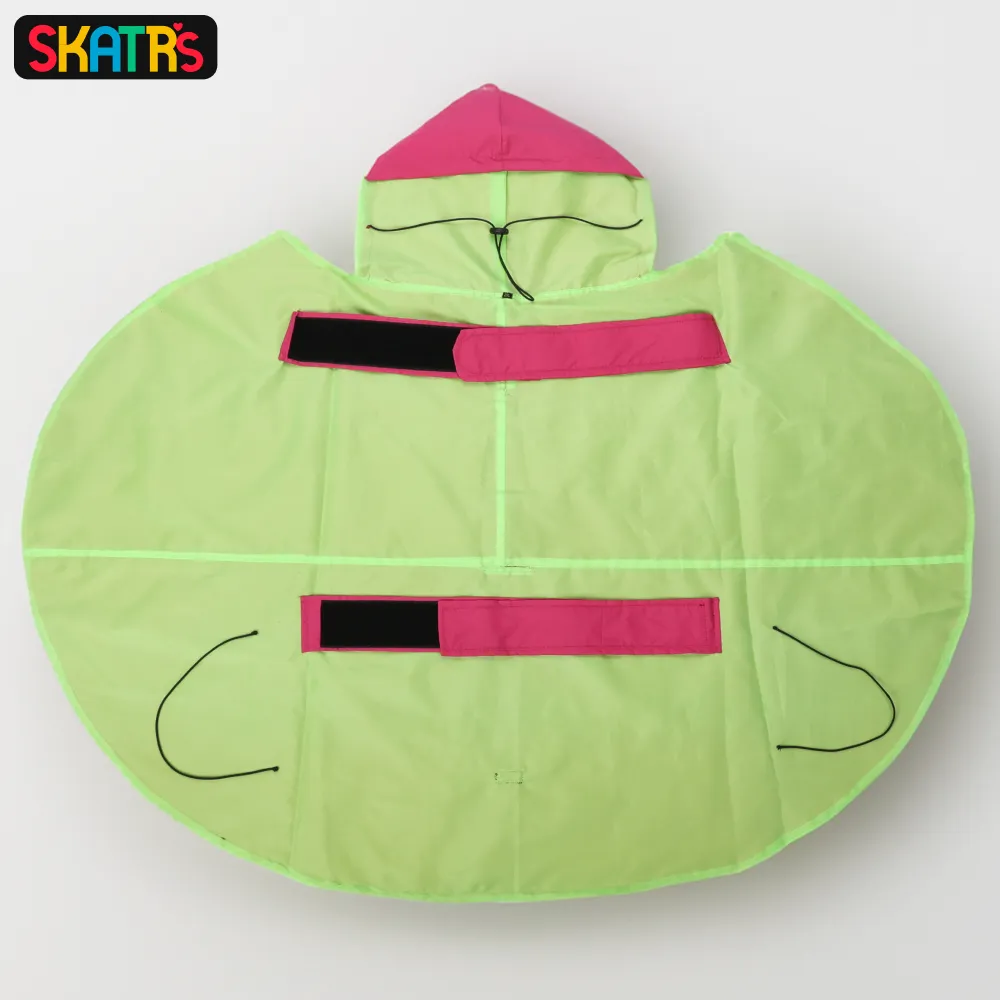 Skatrs Full Coverage Cape Style Raincoat for Dogs and Cats (Pink)