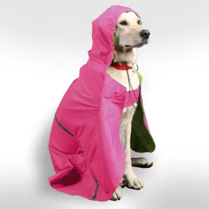 Skatrs Full Coverage Cape Style Raincoat for Dogs and Cats (Pink)