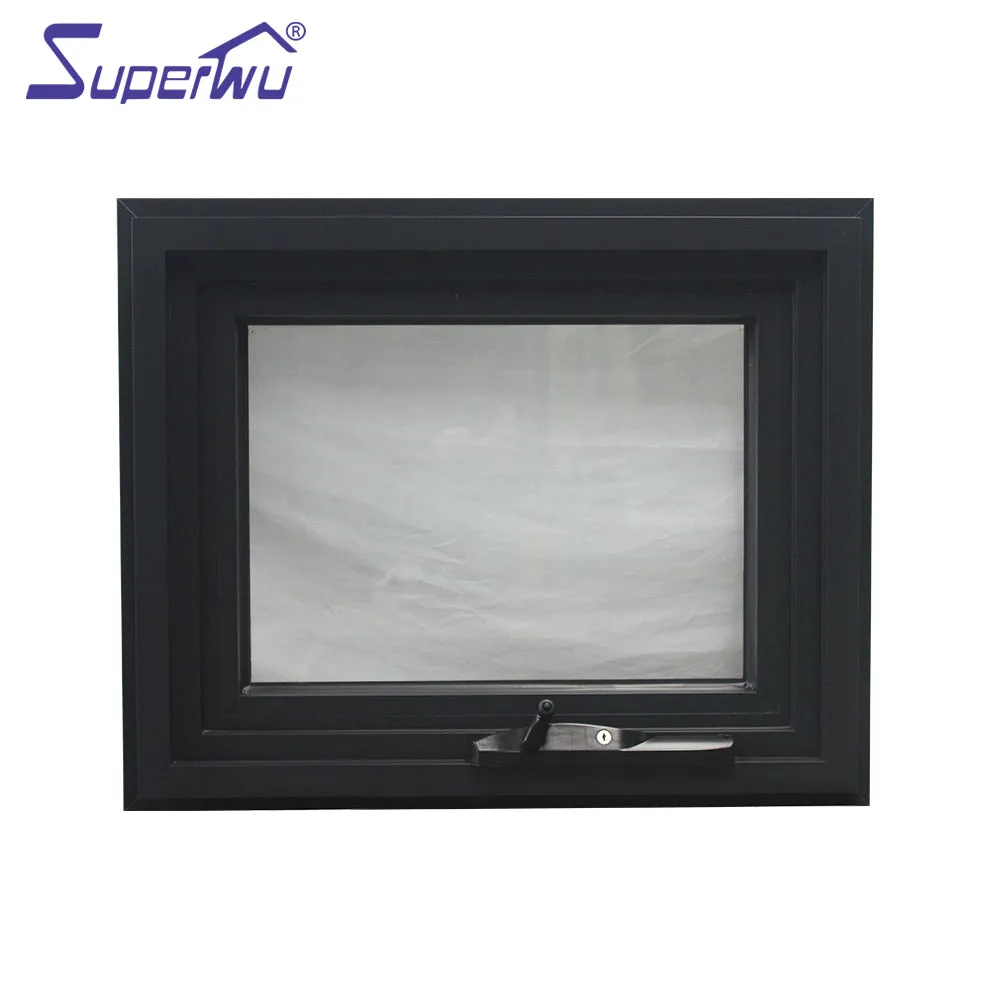 Superwu Aluminum Top Hung Window Double Glazed Comply with NAFS Standard