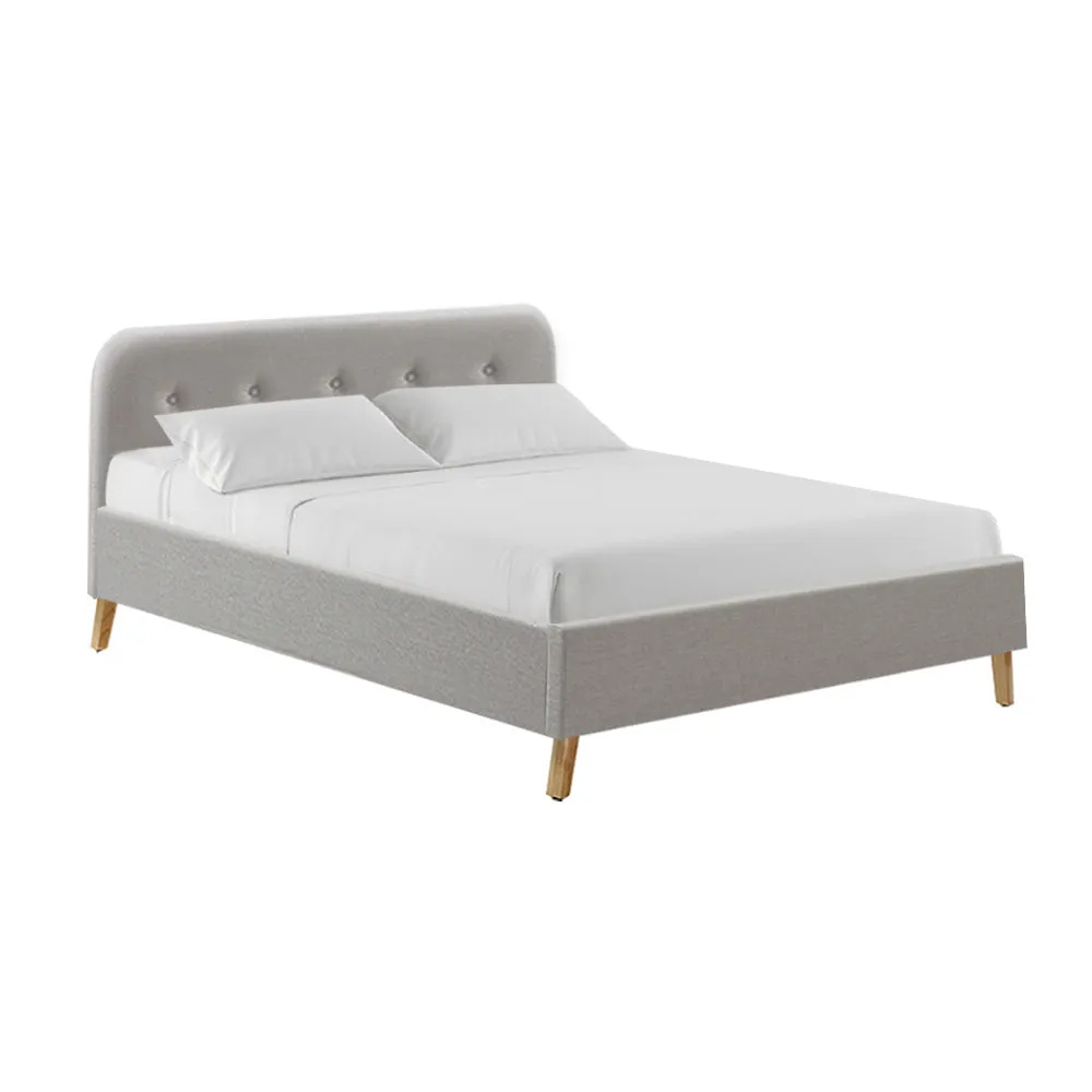 Tarcoola Double Bed Frame Beige