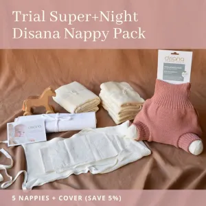 Trial Disana Nappy Pack Super  for Nights/Heavy Wetters (Save 5%) *Pre-order