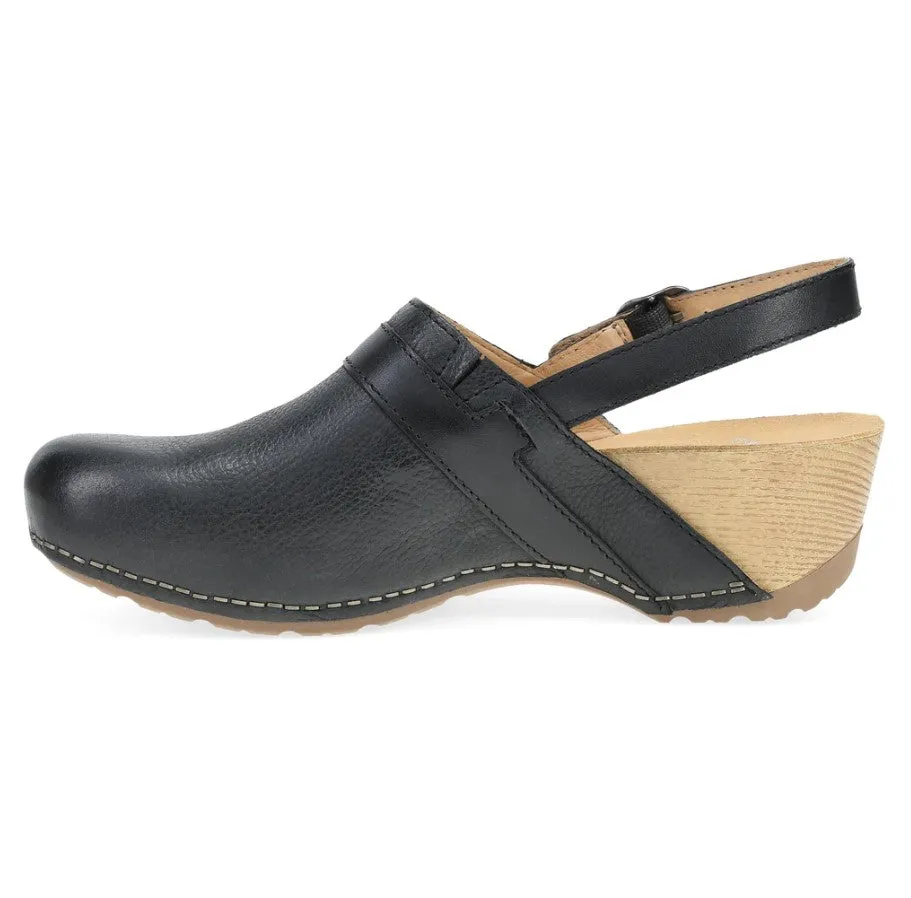 WOMEN'S DANSKO TAMMY 1714501600 COLOR:  BLACK MILLED BURNISHED MULE